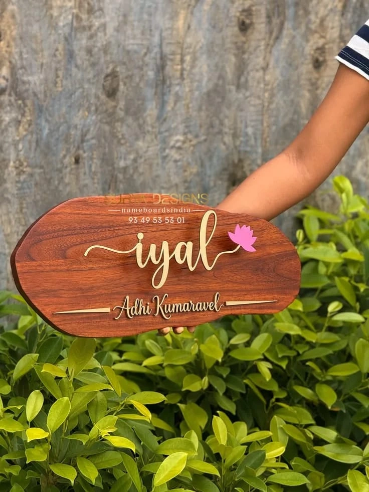 Wooden Name Boards in Trivandrum