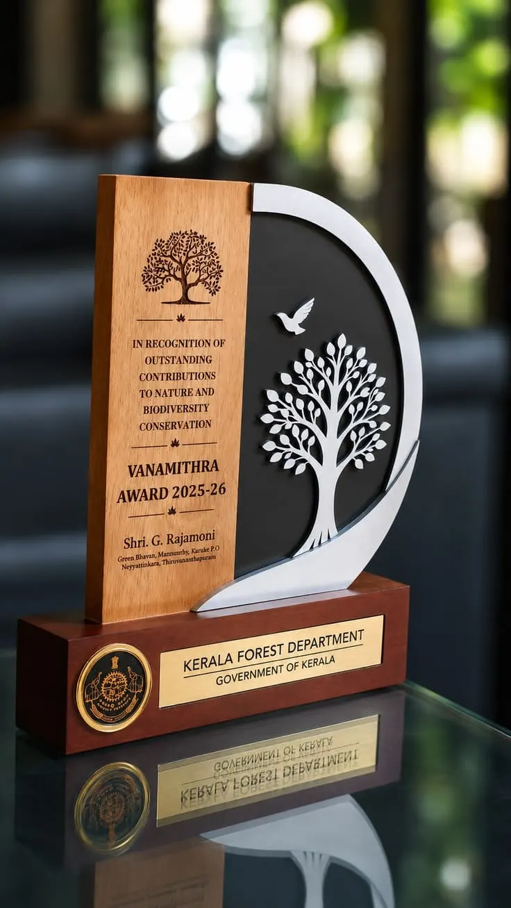 High-Quality Acrylic Trophy for Employee Excellence